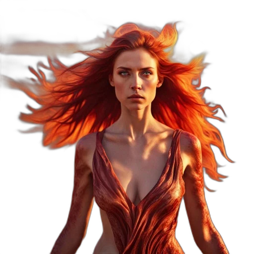 dress, hair, concept art, fantasy art transparent PNG cut-out