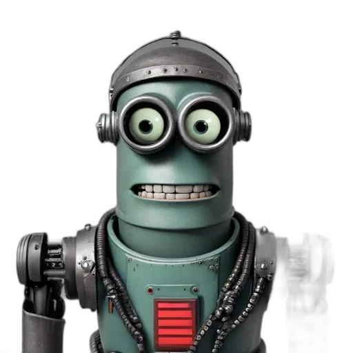 robot, staff, animal, face transparent PNG cut-out