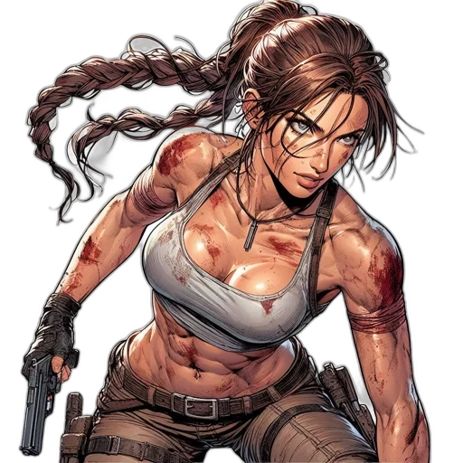 weapon, comic book art, cyberpunk, concept art transparent PNG cut-out