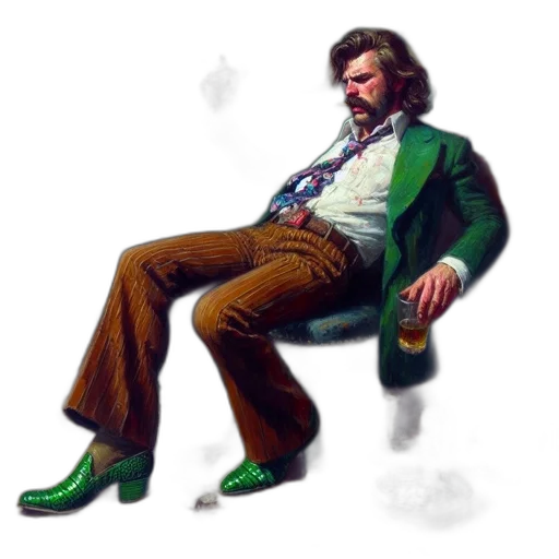 jacket, shoes, furniture, concept art transparent PNG cut-out