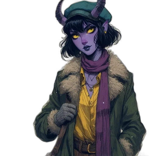 staff, hat, fantasy art, concept art transparent PNG cut-out