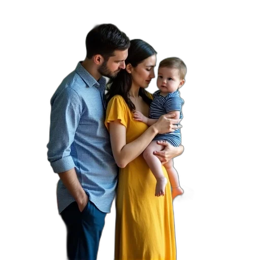dress, photorealistic, man, woman transparent PNG cut-out
