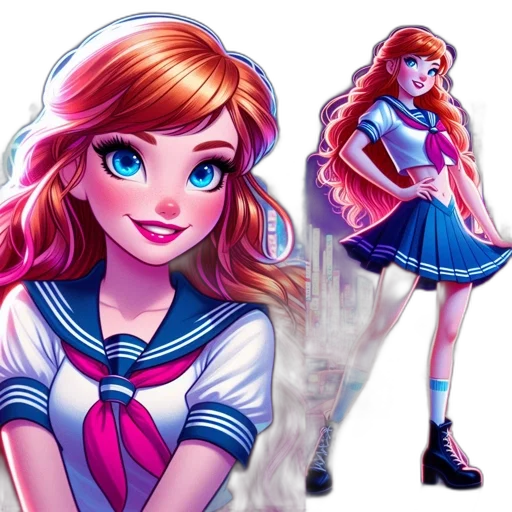 dress, concept art, fantasy art, cartoon transparent PNG cut-out