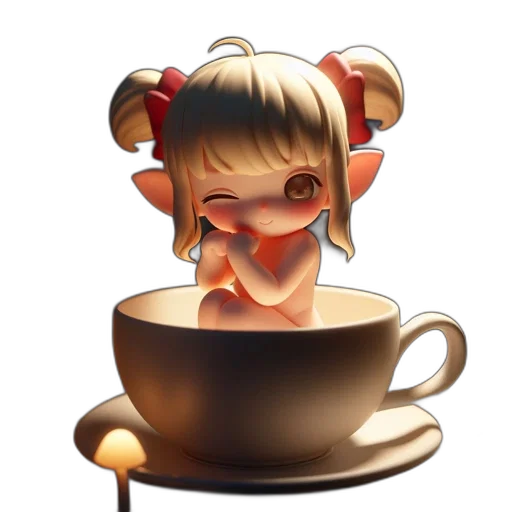 staff, food, pixel art, 3d render transparent PNG cut-out