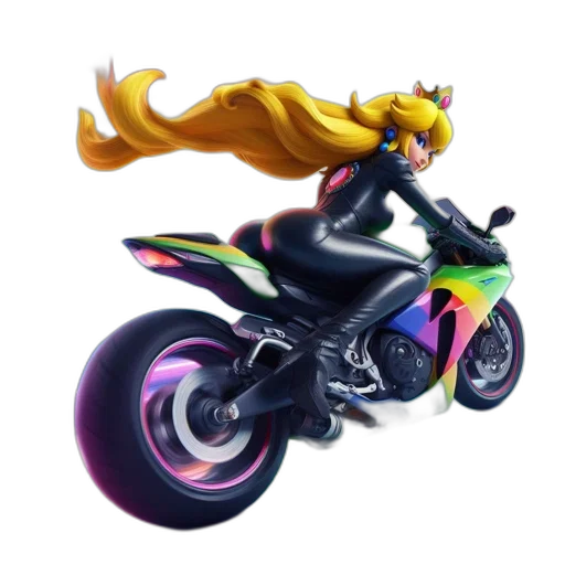 hair, weapon, concept art, 3d render transparent PNG cut-out