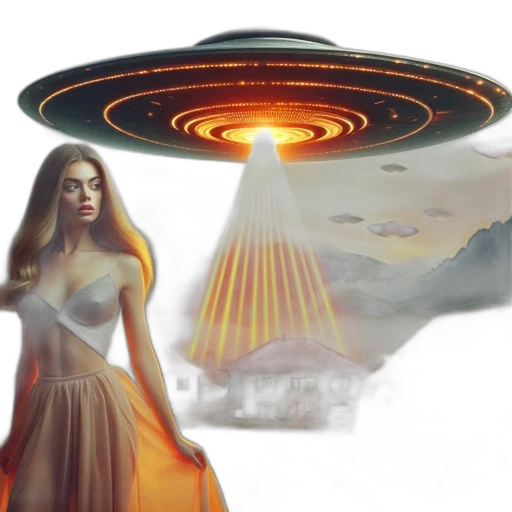 concept art, fantasy art, 3d render, outer space transparent PNG cut-out