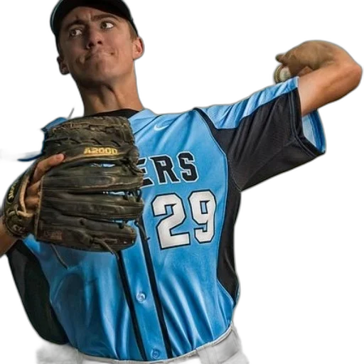 baseball, player, wearing, light transparent PNG cut-out