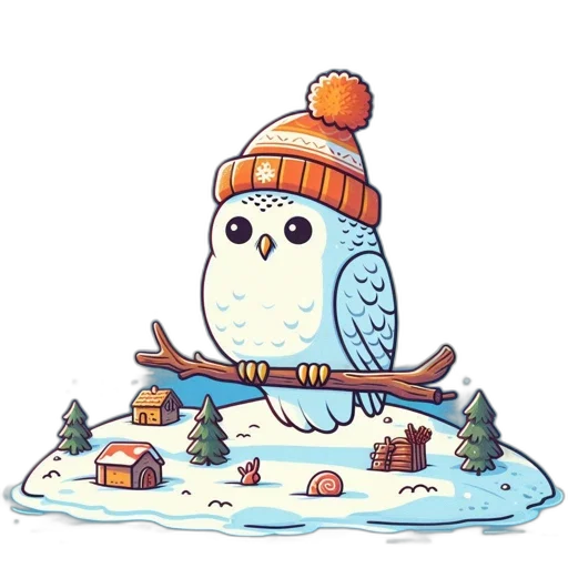 hat, staff, animal, pixel art transparent PNG cut-out