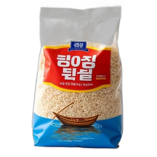 food, bag, brown, rice transparent PNG cut-out