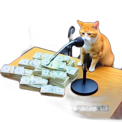 orange, tabby, cat, sits transparent PNG cut-out