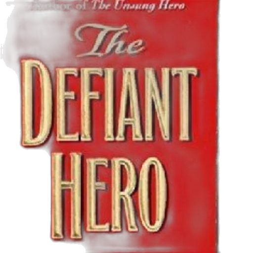 defiant, hero, book, cover transparent PNG cut-out