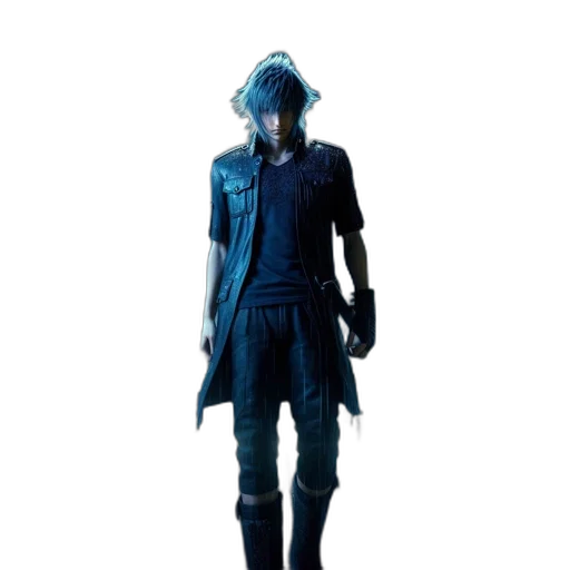 jacket, staff, hat, weapon transparent PNG cut-out