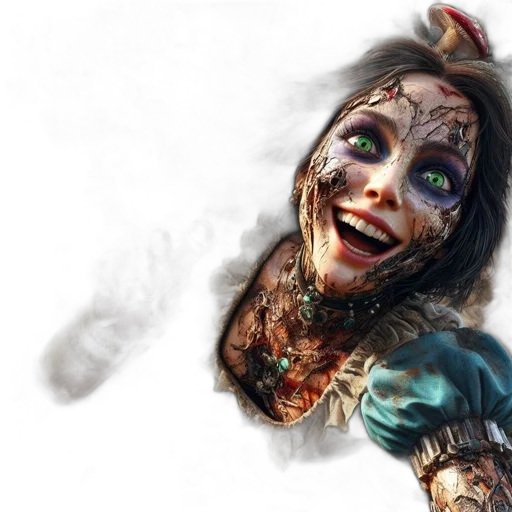 mask, face, creature, concept art transparent PNG cut-out