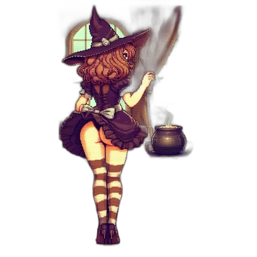 staff, fantasy art, pixel art, concept art transparent PNG cut-out