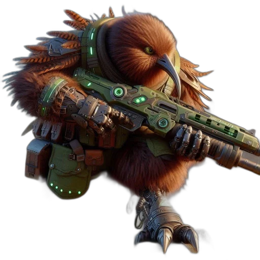 weapon, animal, staff, concept art transparent PNG cut-out