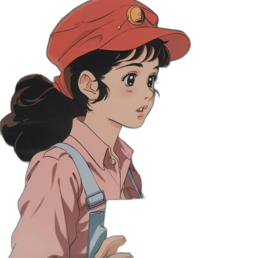 hat, face, staff, dress transparent PNG cut-out