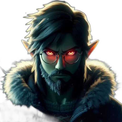 mask, face, staff, fantasy art transparent PNG cut-out