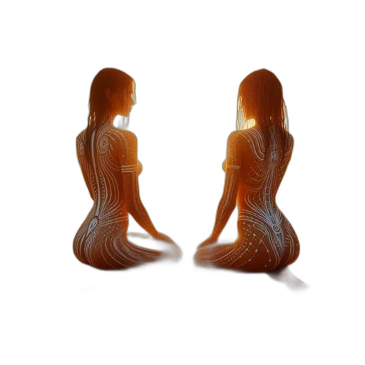 jewelry, dress, 3d render, photorealistic transparent PNG cut-out