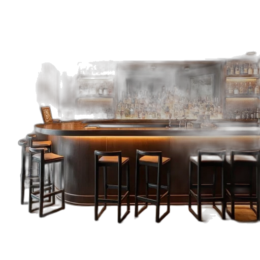 furniture, 3d render, photorealistic, concept art transparent PNG cut-out
