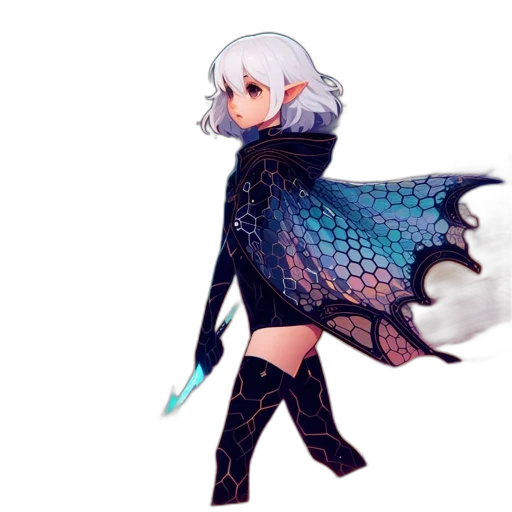 dragon, creature, sword, staff transparent PNG cut-out