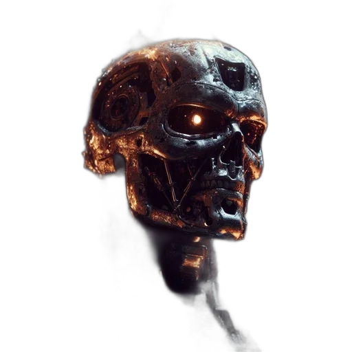 robot, mask, face, weapon transparent PNG cut-out