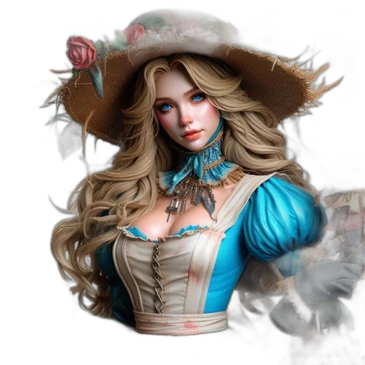 hat, fantasy art, photorealistic, concept art transparent PNG cut-out