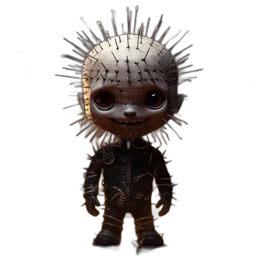 creature, staff, concept art, 3d render transparent PNG cut-out