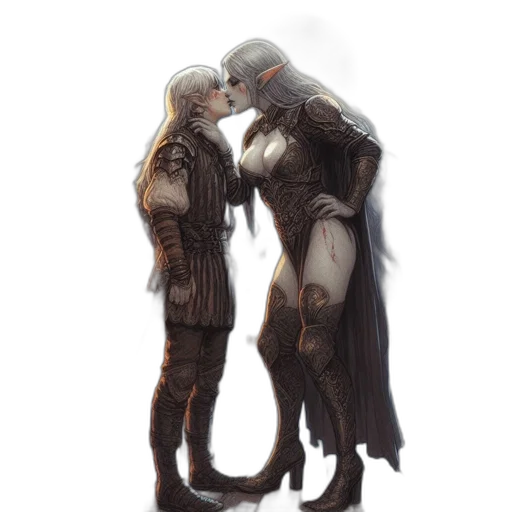 creature, concept art, fantasy art, watercolor transparent PNG cut-out