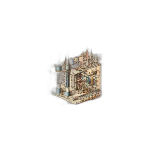 furniture, building, robot, jewelry transparent PNG cut-out