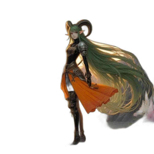 hair, creature, dragon, mask transparent PNG cut-out