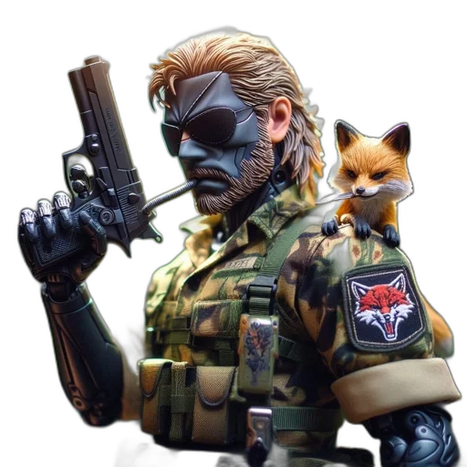 animal, weapon, concept art, cyberpunk transparent PNG cut-out