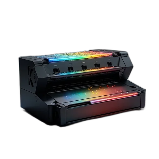 cyberpunk, neon lights, oki, toner transparent PNG cut-out