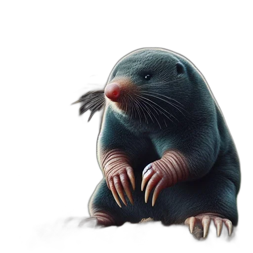 creature, animal, concept art, photorealistic transparent PNG cut-out