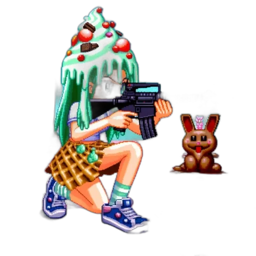 weapon, dress, creature, animal transparent PNG cut-out