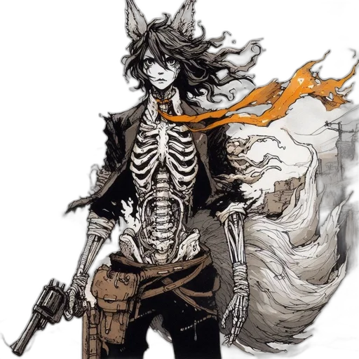 staff, animal, weapon, creature transparent PNG cut-out