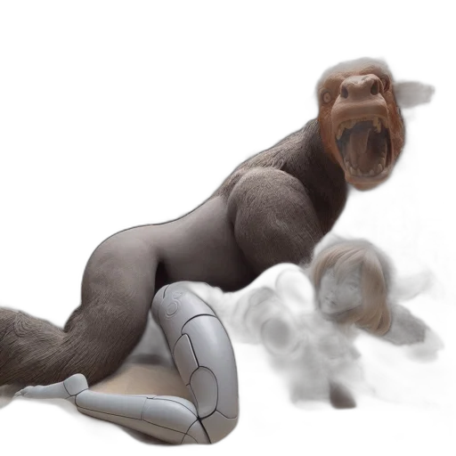 animal, creature, concept art, photorealistic transparent PNG cut-out