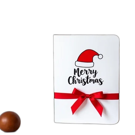 3d render, white, card, red transparent PNG cut-out