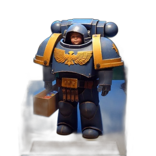 robot, staff, jacket, weapon transparent PNG cut-out
