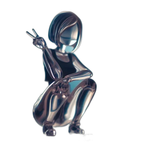 robot, staff, jewelry, dress transparent PNG cut-out