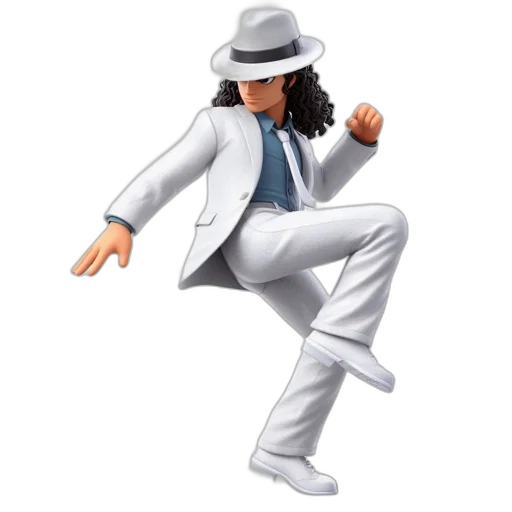 animated, figure, dressed, white transparent PNG cut-out