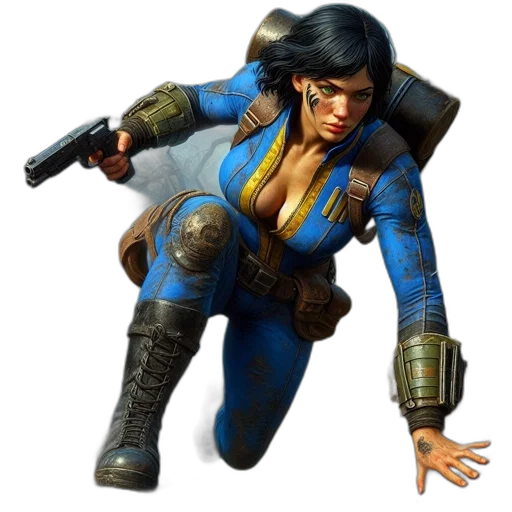 weapon, jacket, staff, concept art transparent PNG cut-out