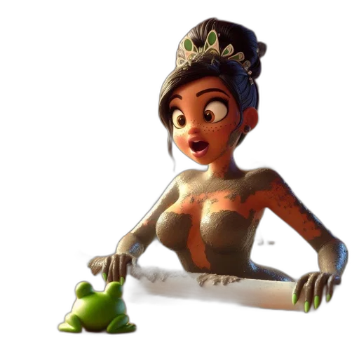 jewelry, crown, staff, creature transparent PNG cut-out
