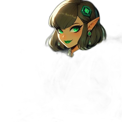 mask, staff, face, creature transparent PNG cut-out