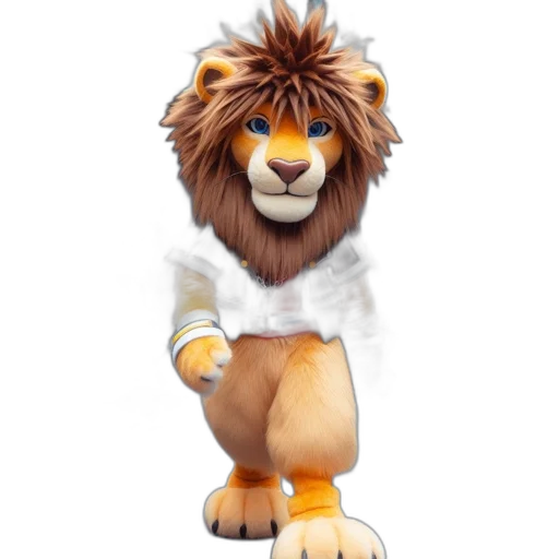 staff, animal, crown, 3d render transparent PNG cut-out