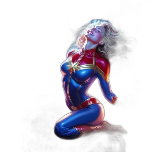 comic book art, concept art, fantasy art, photorealistic transparent PNG cut-out