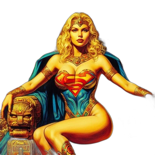 comic book art, pixel art, concept art, fantasy art transparent PNG cut-out
