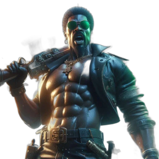 weapon, cyberpunk, concept art, comic book art transparent PNG cut-out