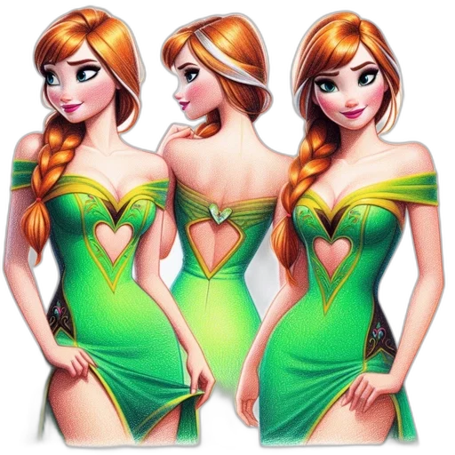 dress, fantasy art, cartoon, concept art transparent PNG cut-out