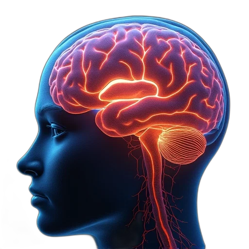 crown, face, brain, has transparent PNG cut-out