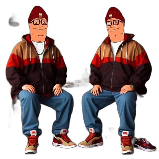 jacket, hat, cartoon, concept art transparent PNG cut-out